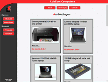 Tablet Screenshot of lubcom.nl
